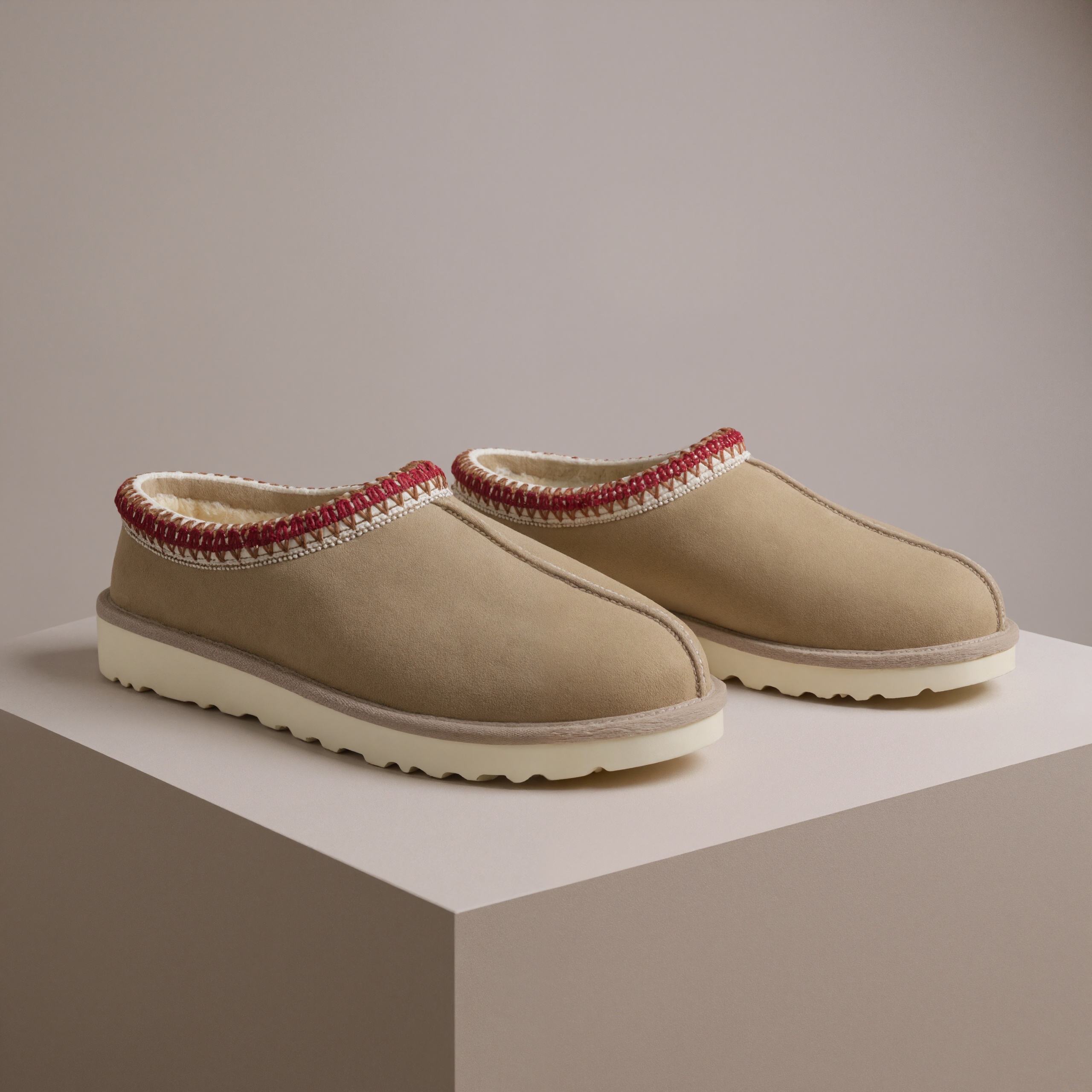 Tasman Style Slip On Slippers With Soft Lining