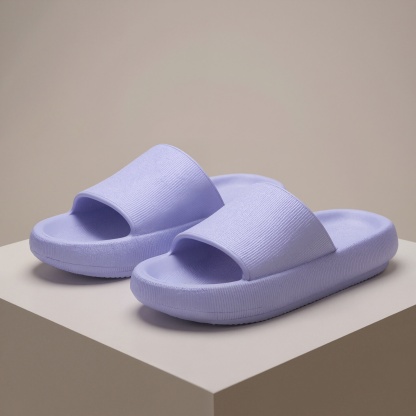 Thick Cushion Pillow Style House Slippers