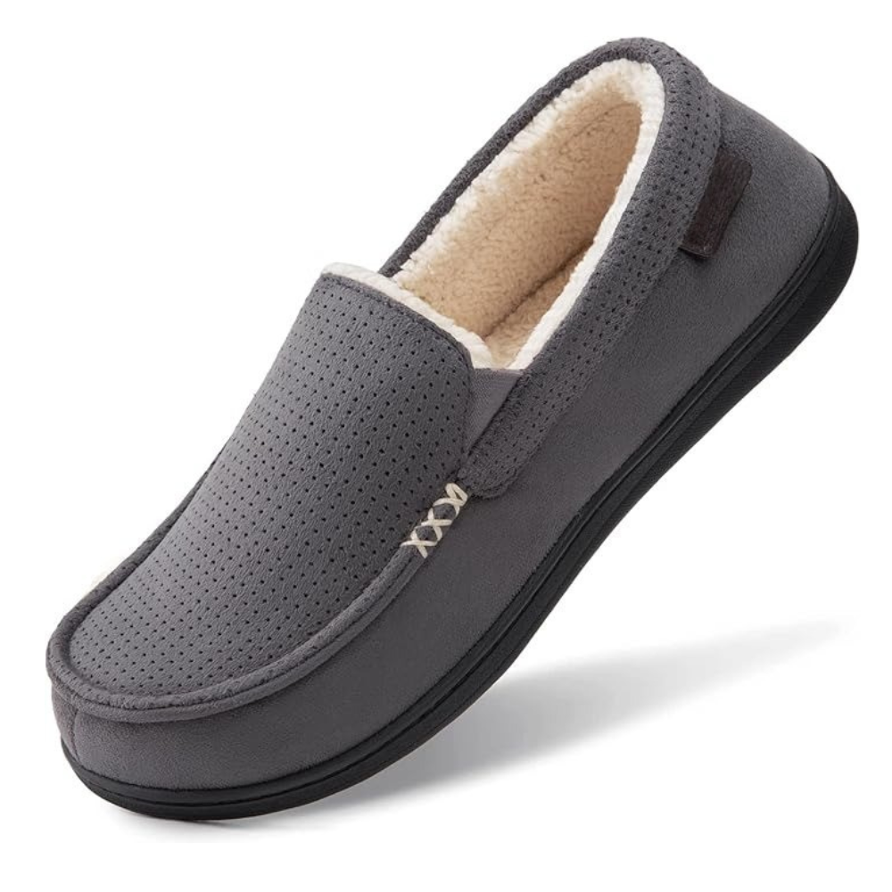 Men Suede Memory Foam Moccasin SlippersMen Suede Memory Foam Moccasin Slippers - Image 6