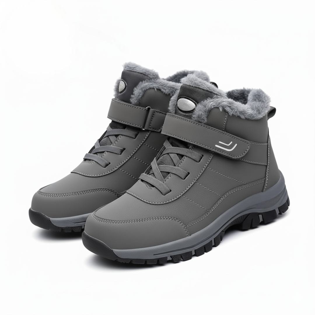 Warm Ankle Boots For Women With Soft Fuzzy Lining And Grip Sole Design