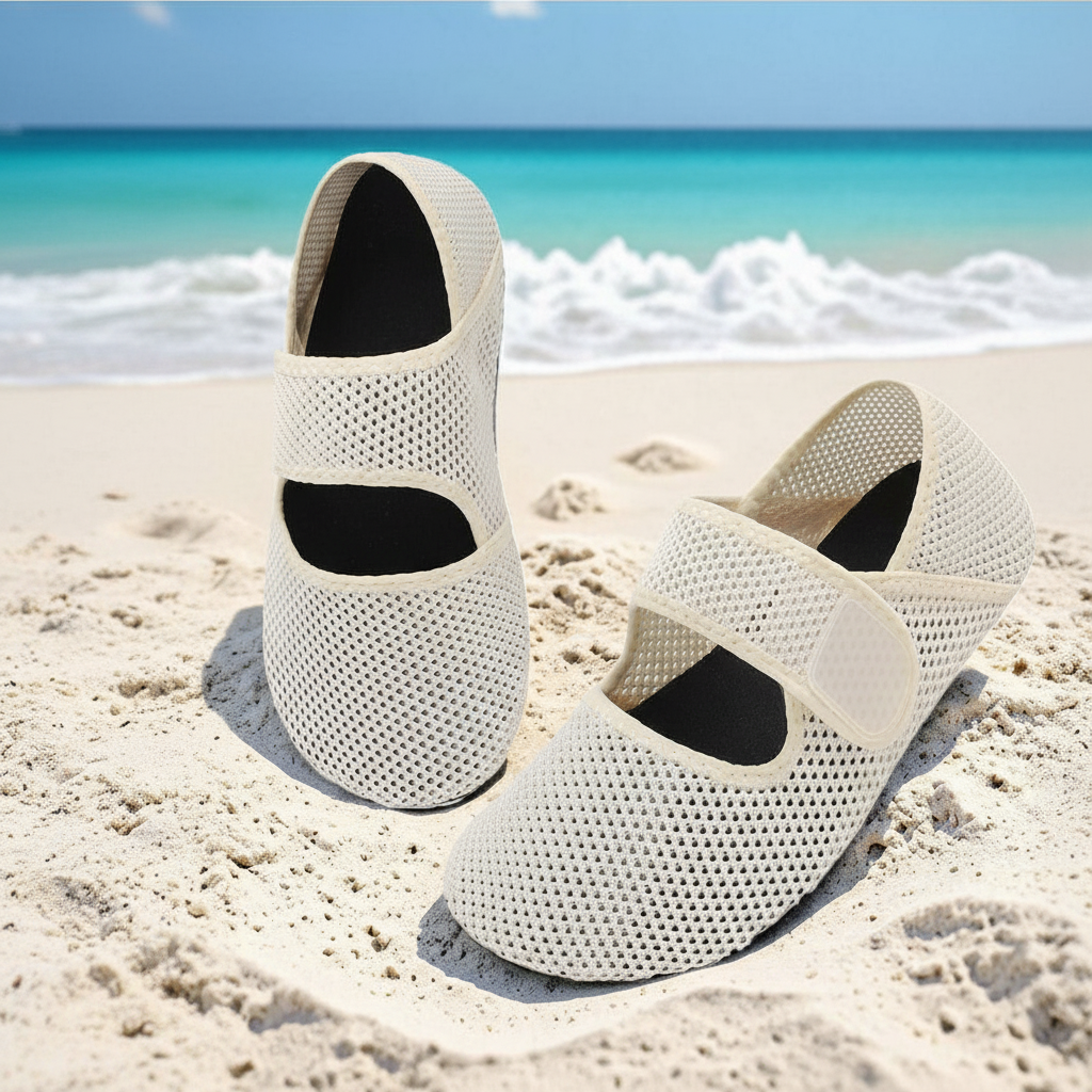 Quick Dry Breathable Water Shoes For Outdoor Activities in Teal - Top View