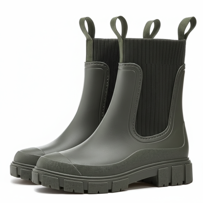 Waterproof Non Slip Thick Sole Rain Boots For Women