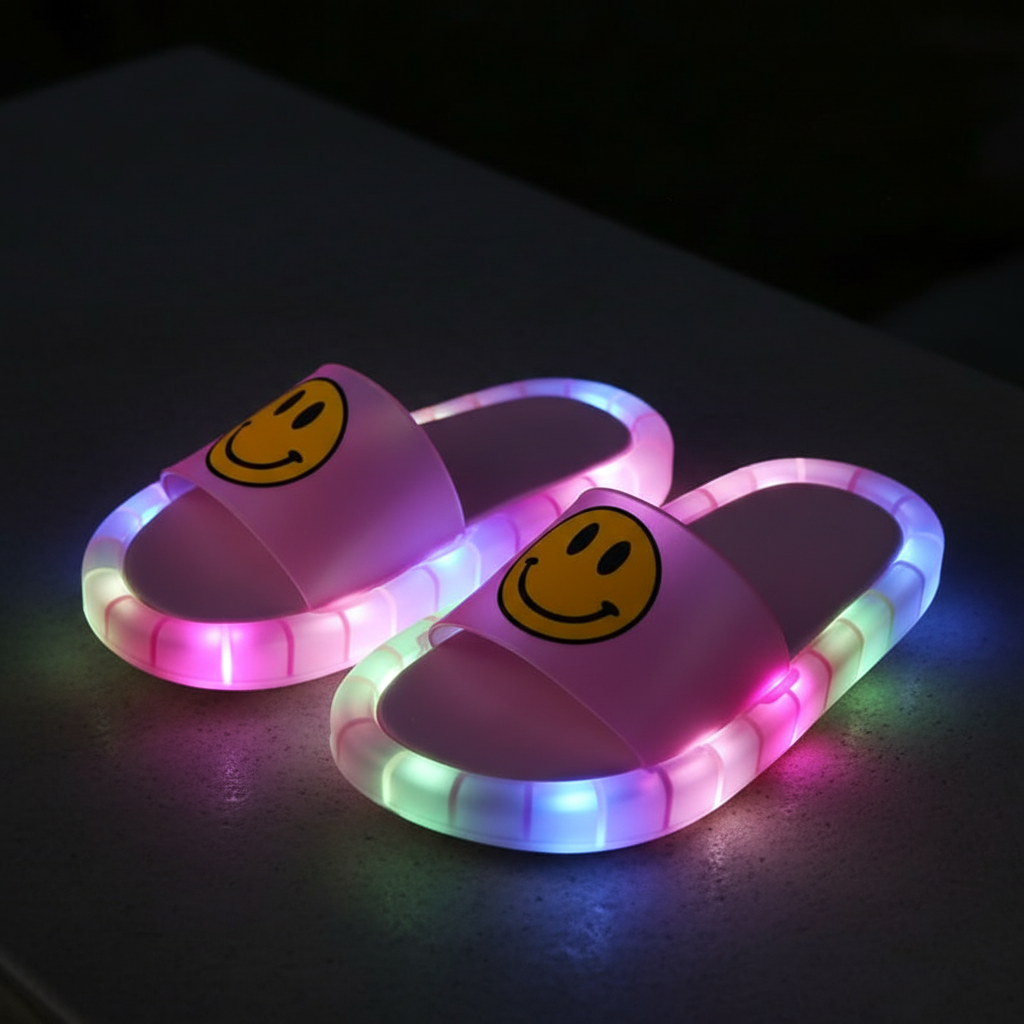 Mud Pie Light Up Smiley Casual Sandals