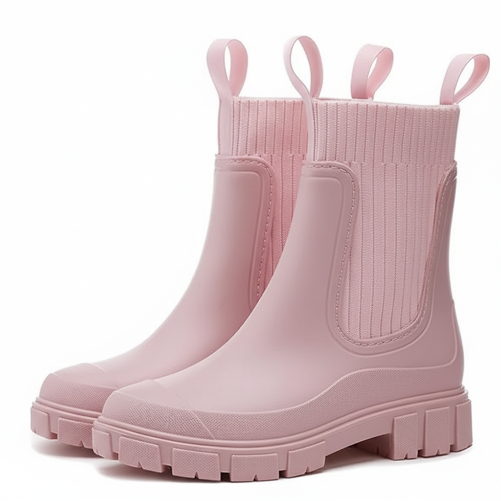 Waterproof Non Slip Thick Sole Rain Boots For Women