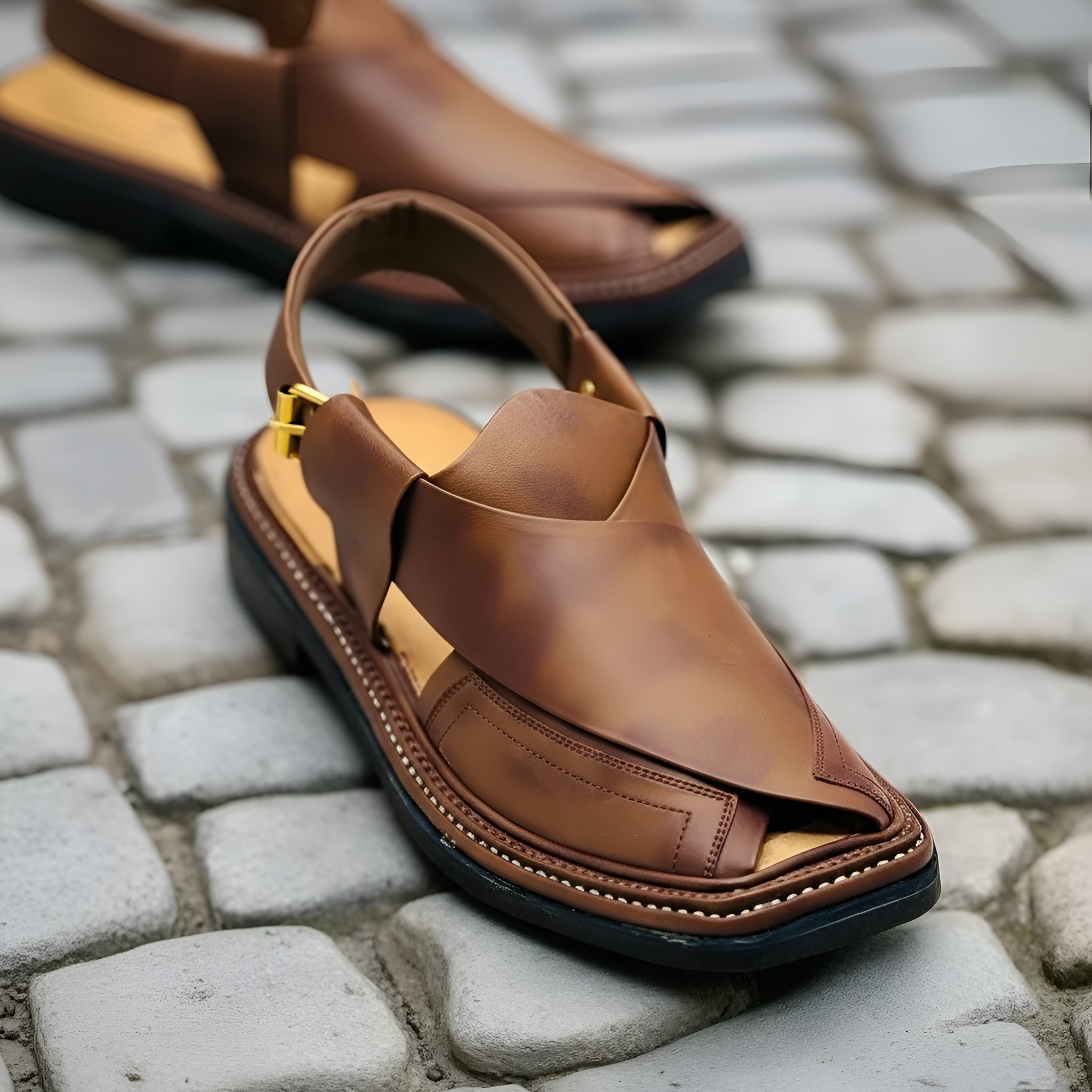 Double Shade Peshawari Chappals