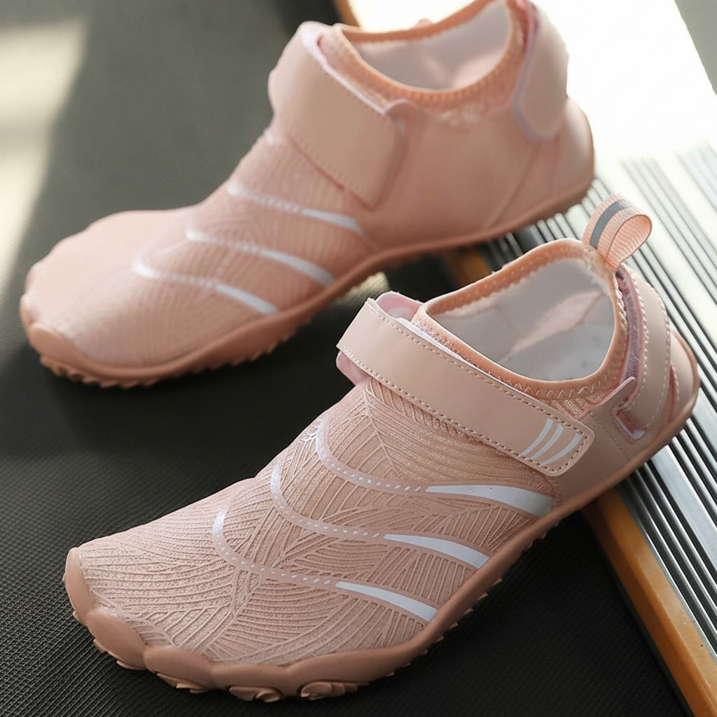 Quick Dry Five Slot Aqua Shoe - Top View