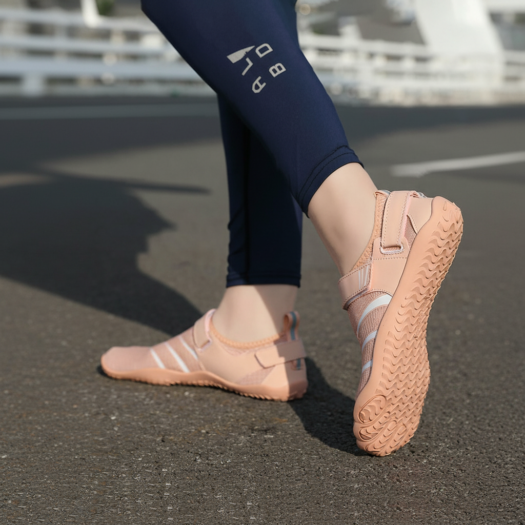 Quick Dry Five Slot Aqua Shoe - Close-Up Detail