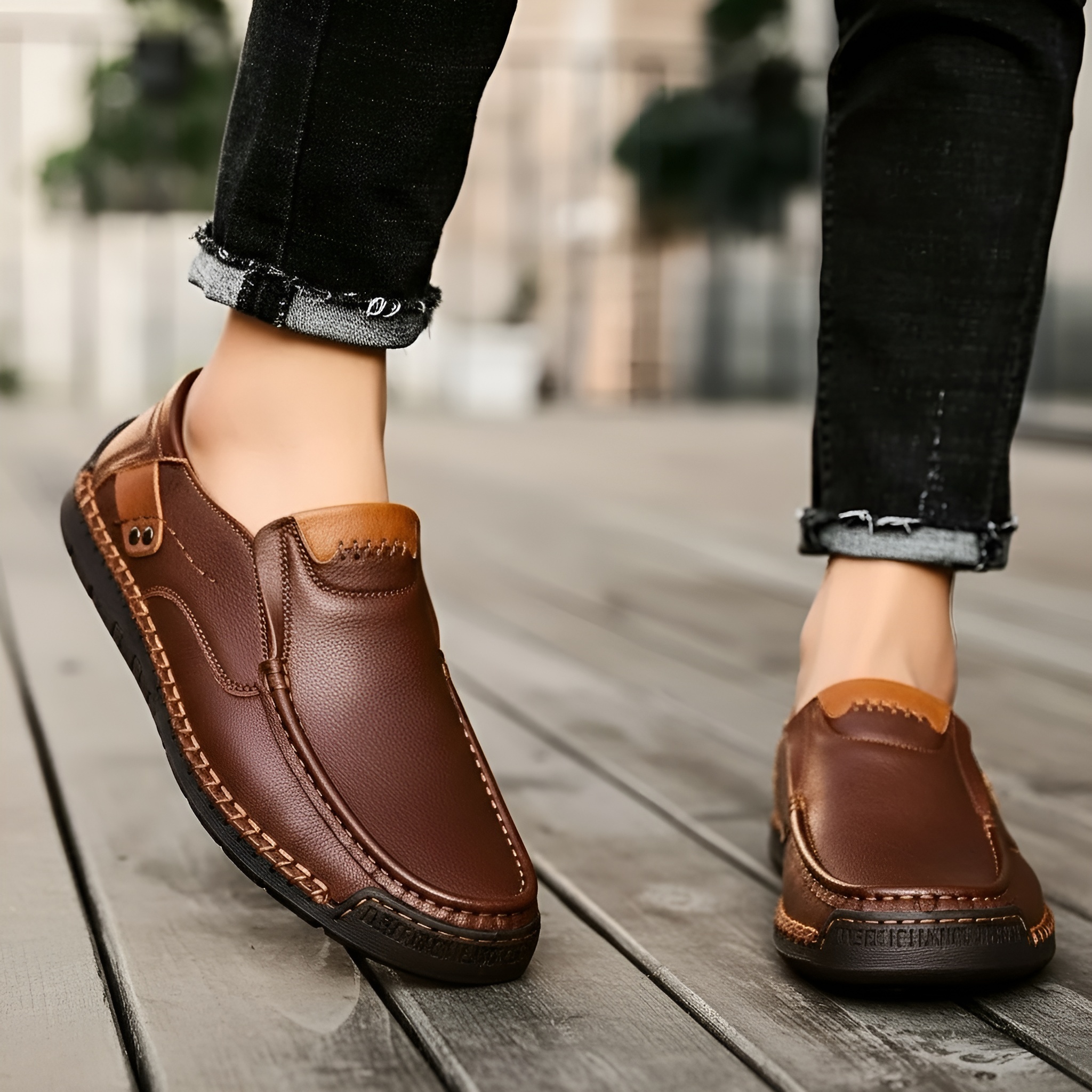 Classic Slip On Leather Shoes For MenClassic Slip On Leather Shoes For Men - Image 6