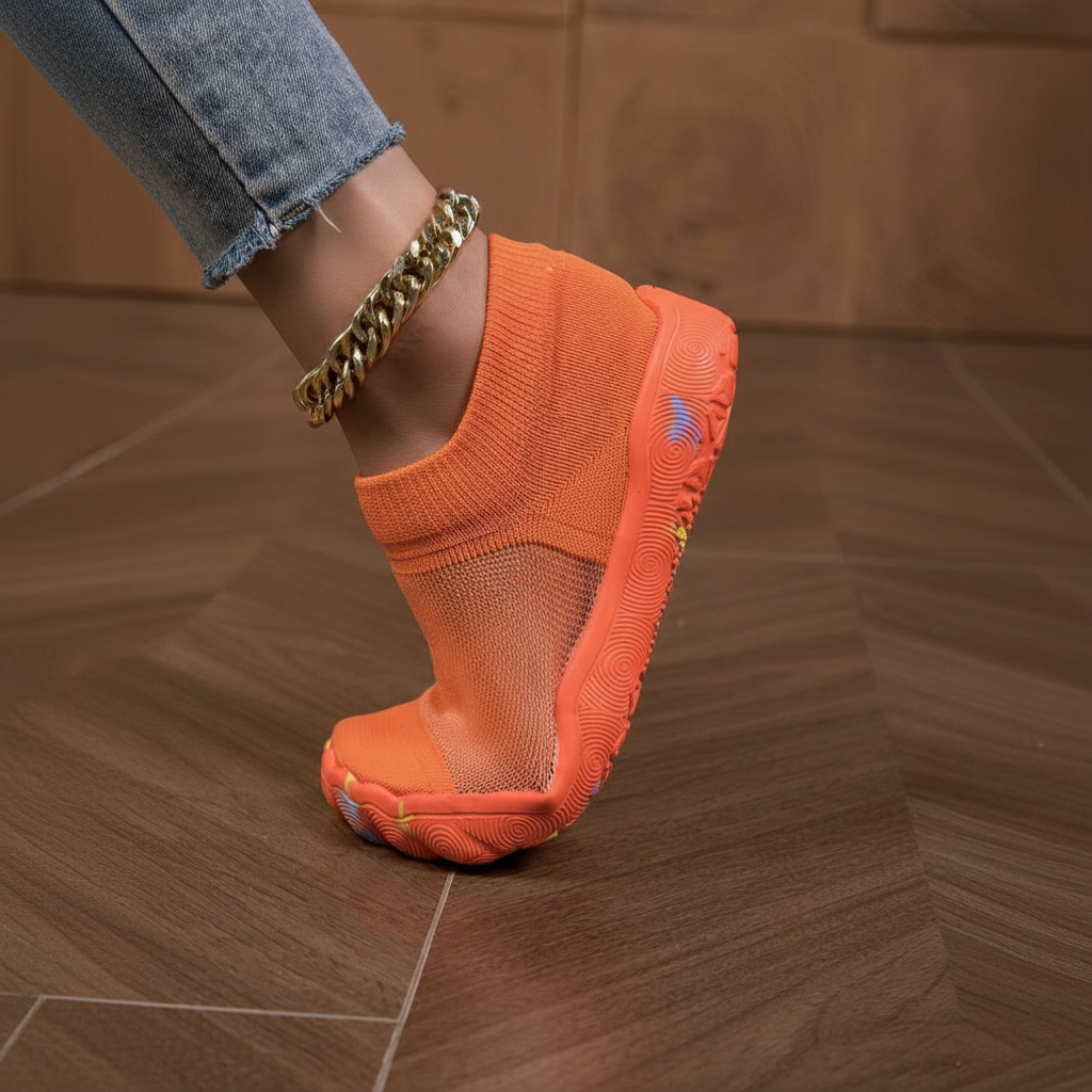 Quick Dry Soft Sole Barefoot Style Aqua Shoes in Dark Gray - Color Detail