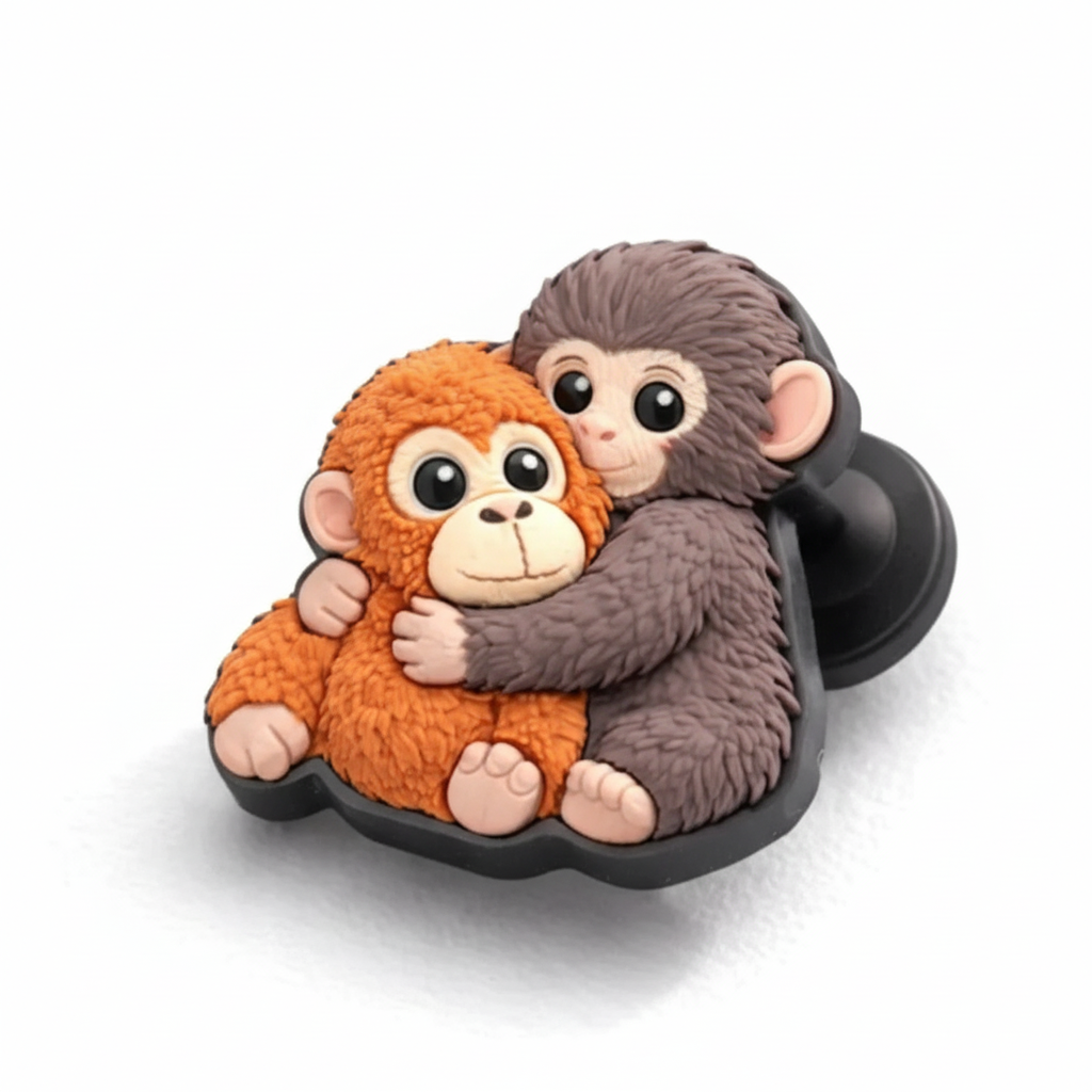 Cartoon Monkey Friends Clog Shoes Charm