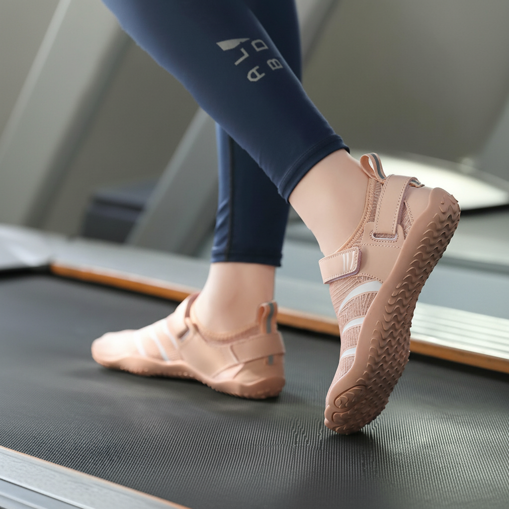 Quick Dry Five Slot Aqua Shoe - Angled View