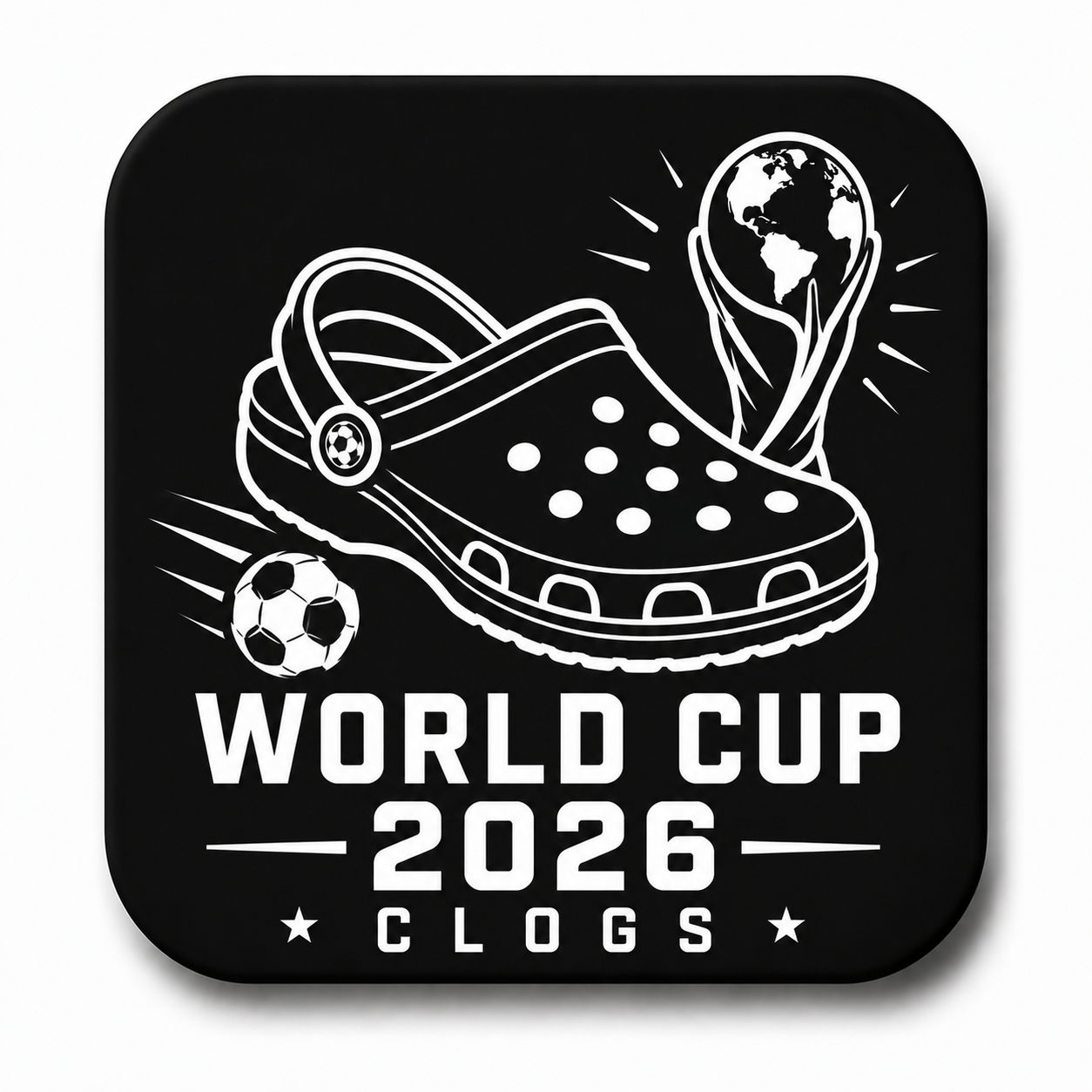 World Cup 2026 Printed Clogs