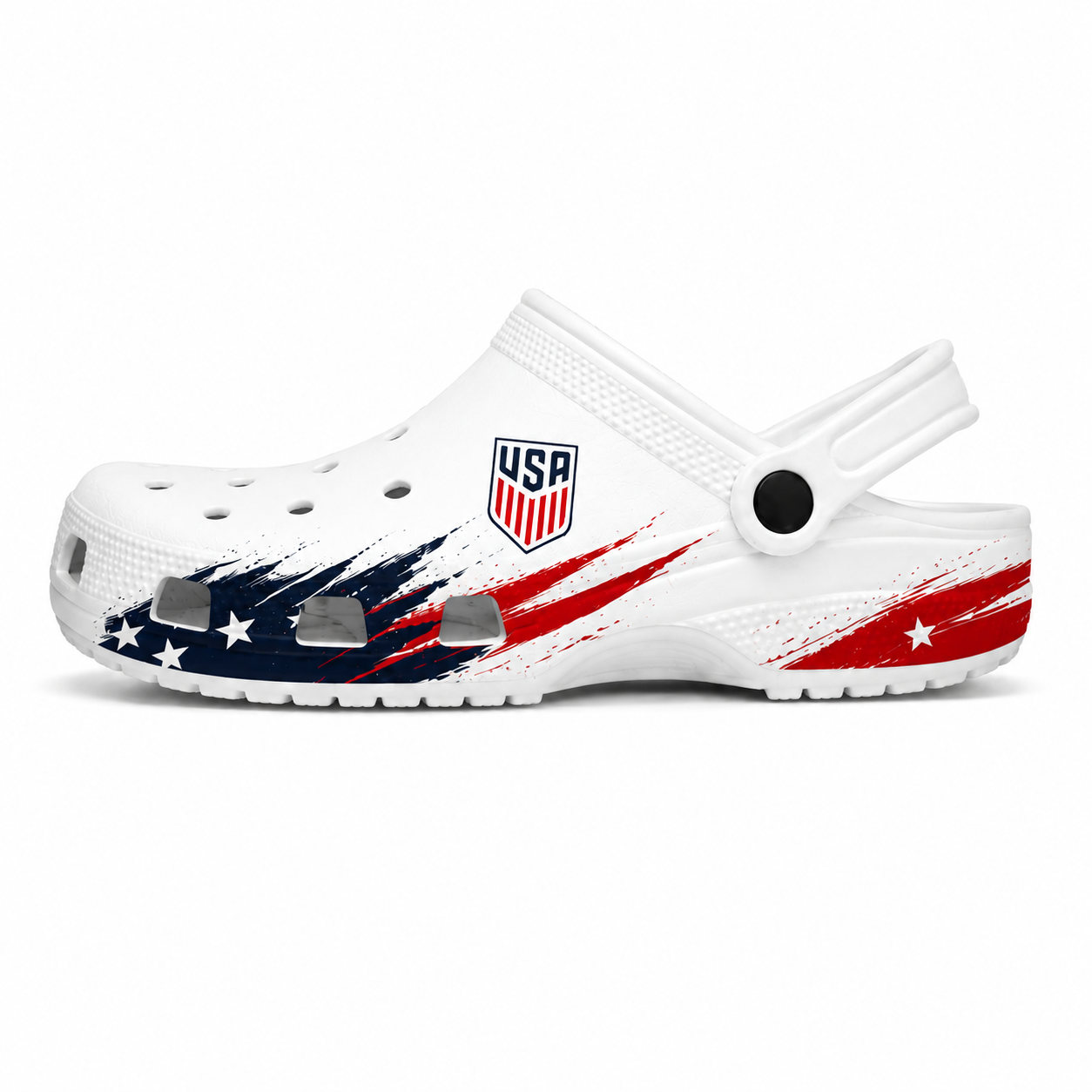 World Cup 2026 United States Football Fan Printed Clogs
