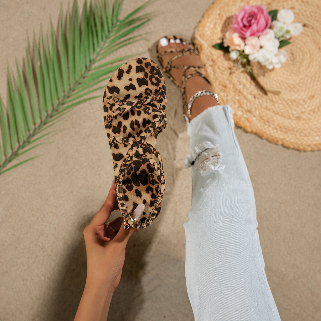 Casual Minimalist Beach Fashion Flat Sandals For Women