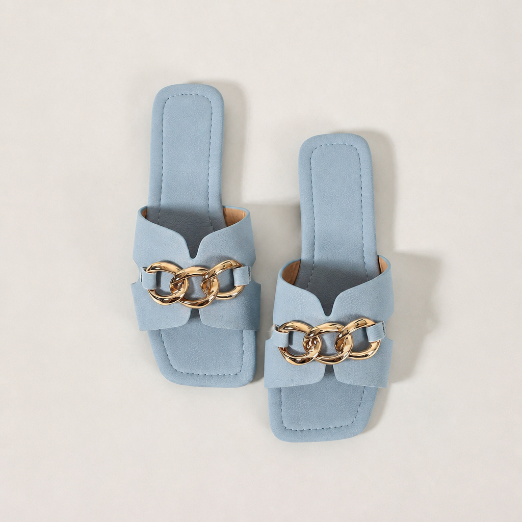 Casual Korean Style Flat Slide Sandals for Women