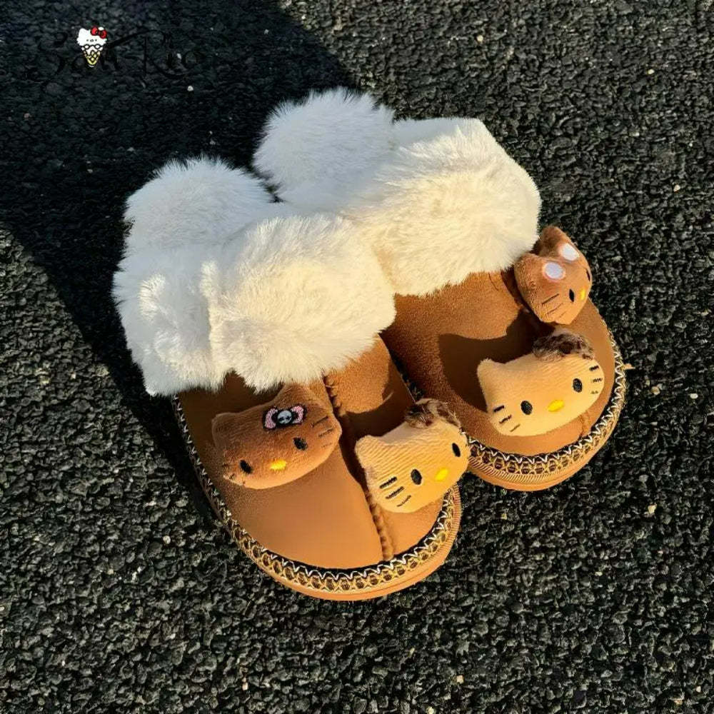 Kitty Cartoon Designed Slippers
