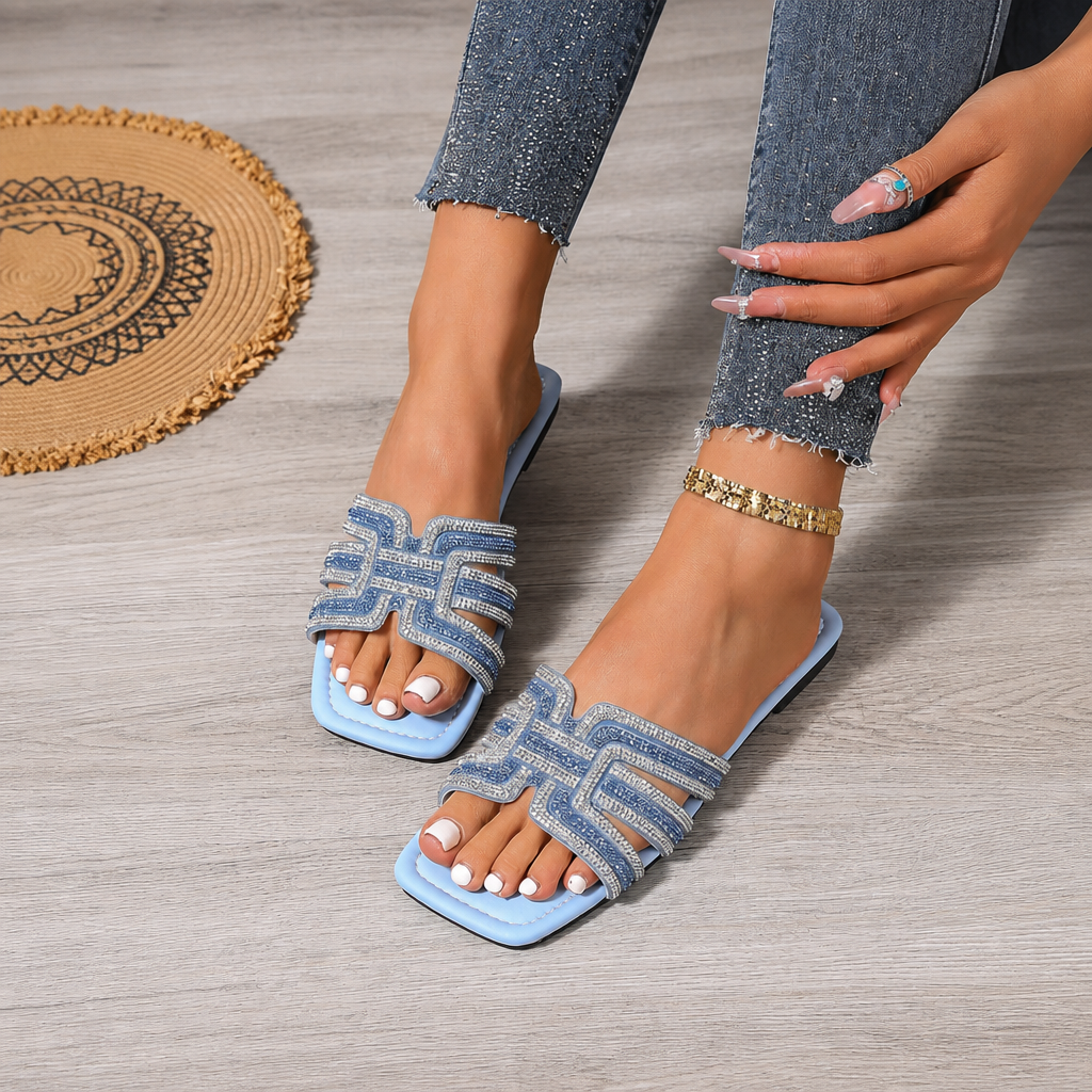 Casual Summer Flat Slide Sandals For Women