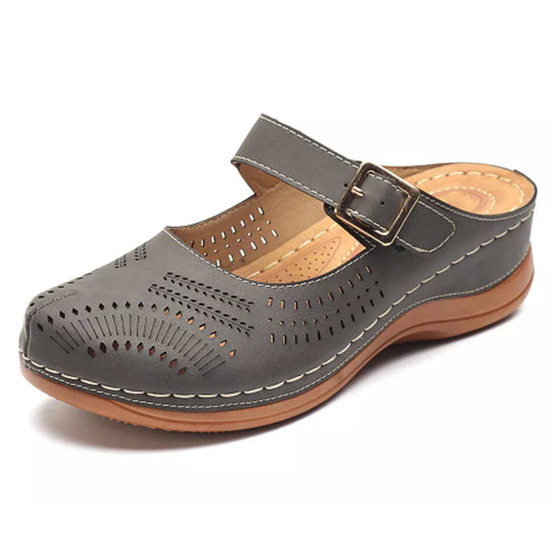 Hollow Out Breathable Slip-On Wedge SandalHollow Out Breathable Slip-On Wedge Sandal - Image 5