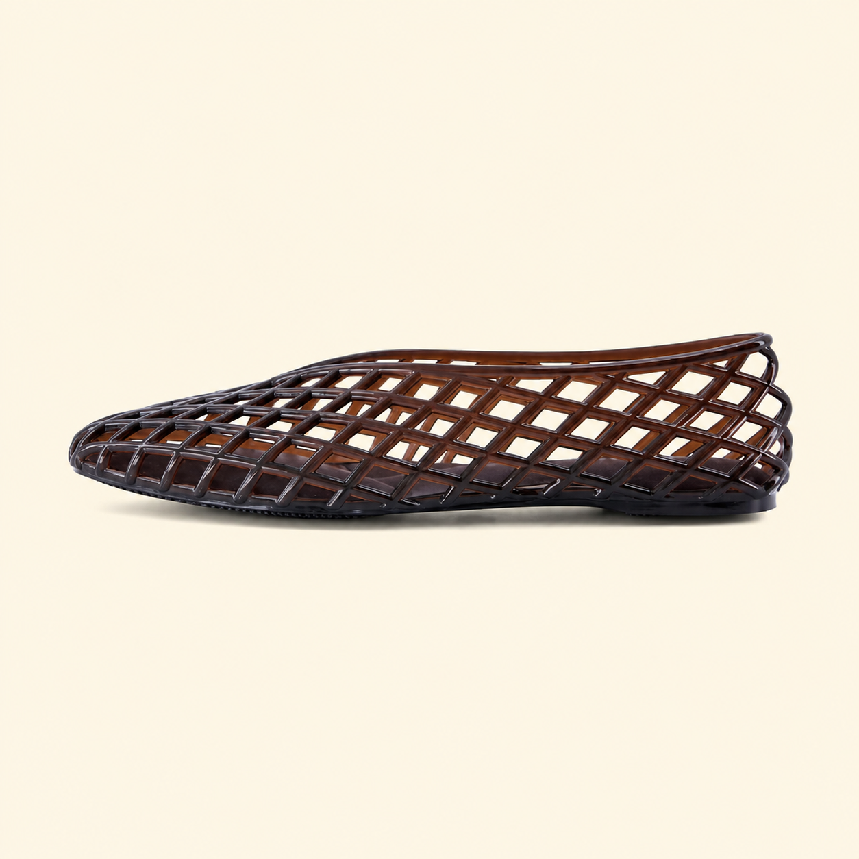 Comfortable Pointed Ballet Flats Slip On Lattice Casual Shoes Foe Women