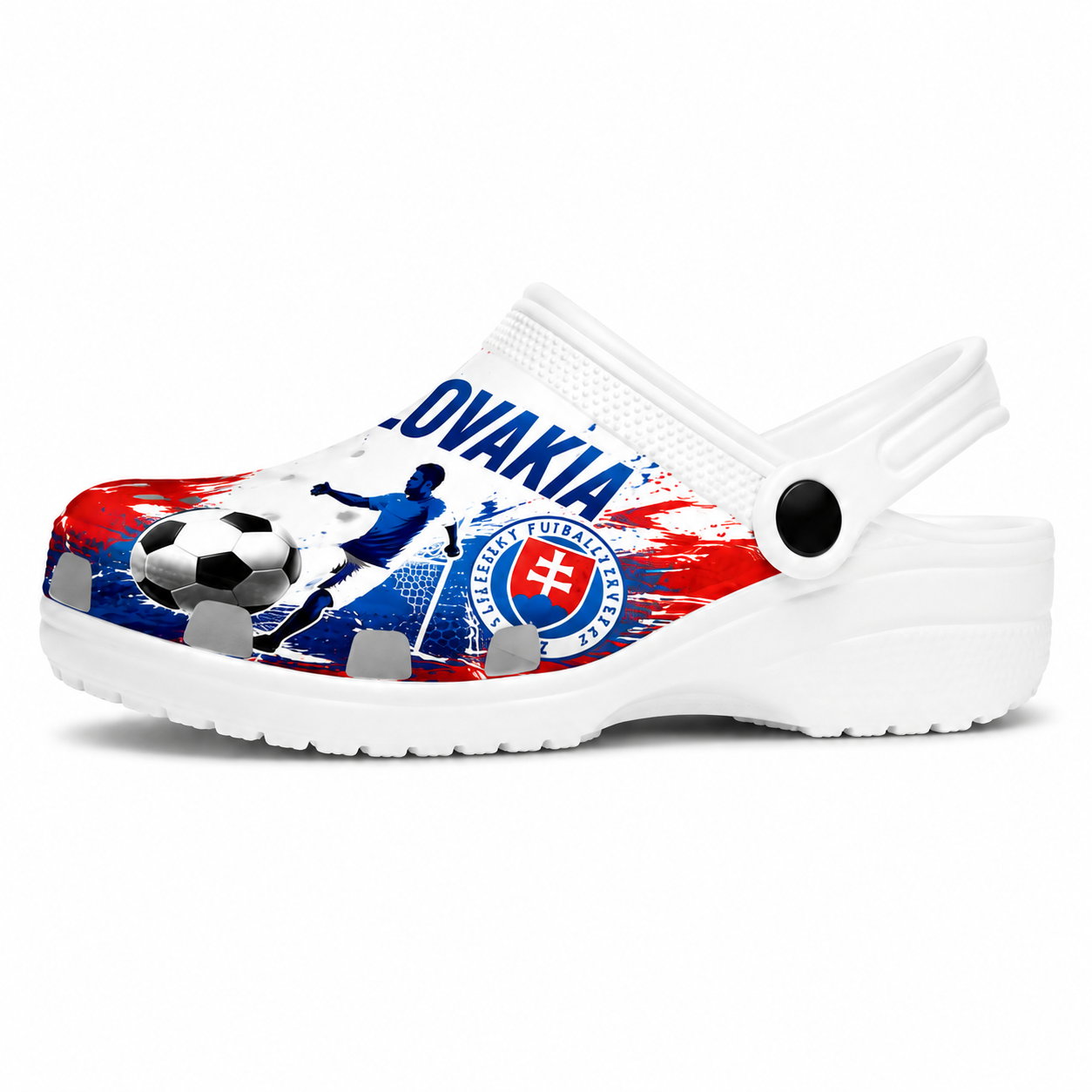 World Cup 2026 Slovakia Football Fan Printed Clogs
