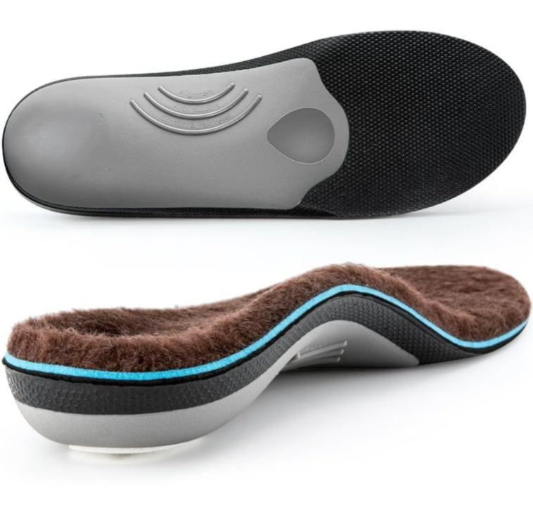 Women Heavy Duty Support Pain Relief Orthotics 220+ lbs Plantar Fasciitis High Arch Support Insoles