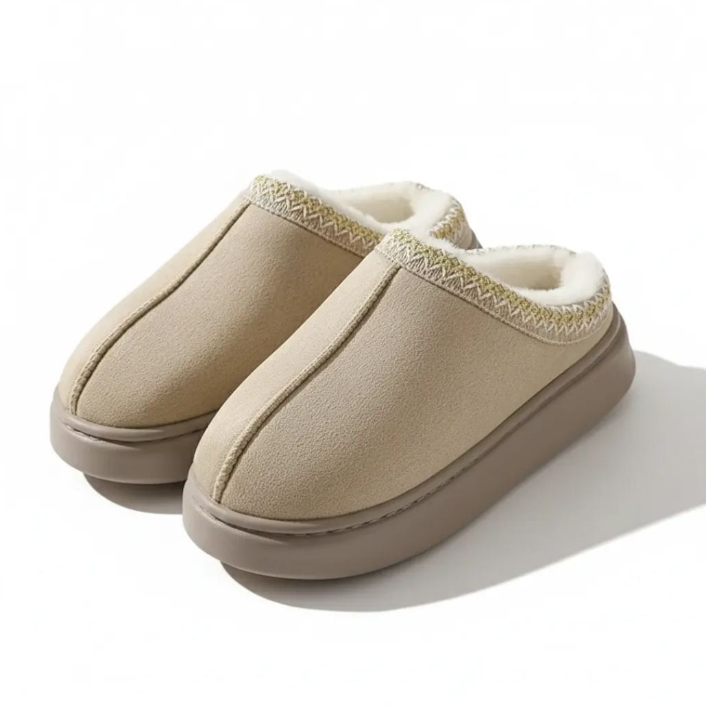 Fleece Lined Winter Slippers For Women With Soft Sole And Indoor ComfortFleece Lined Winter Slippers For Women With Soft Sole And Indoor Comfort - Image 4