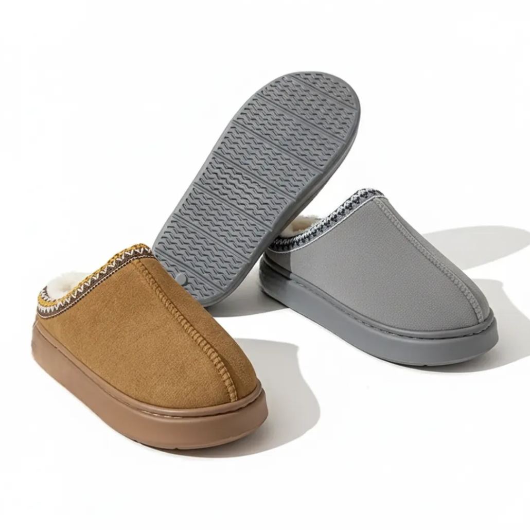 Fleece Lined Winter Slippers For Women With Soft Sole And Indoor Comfort