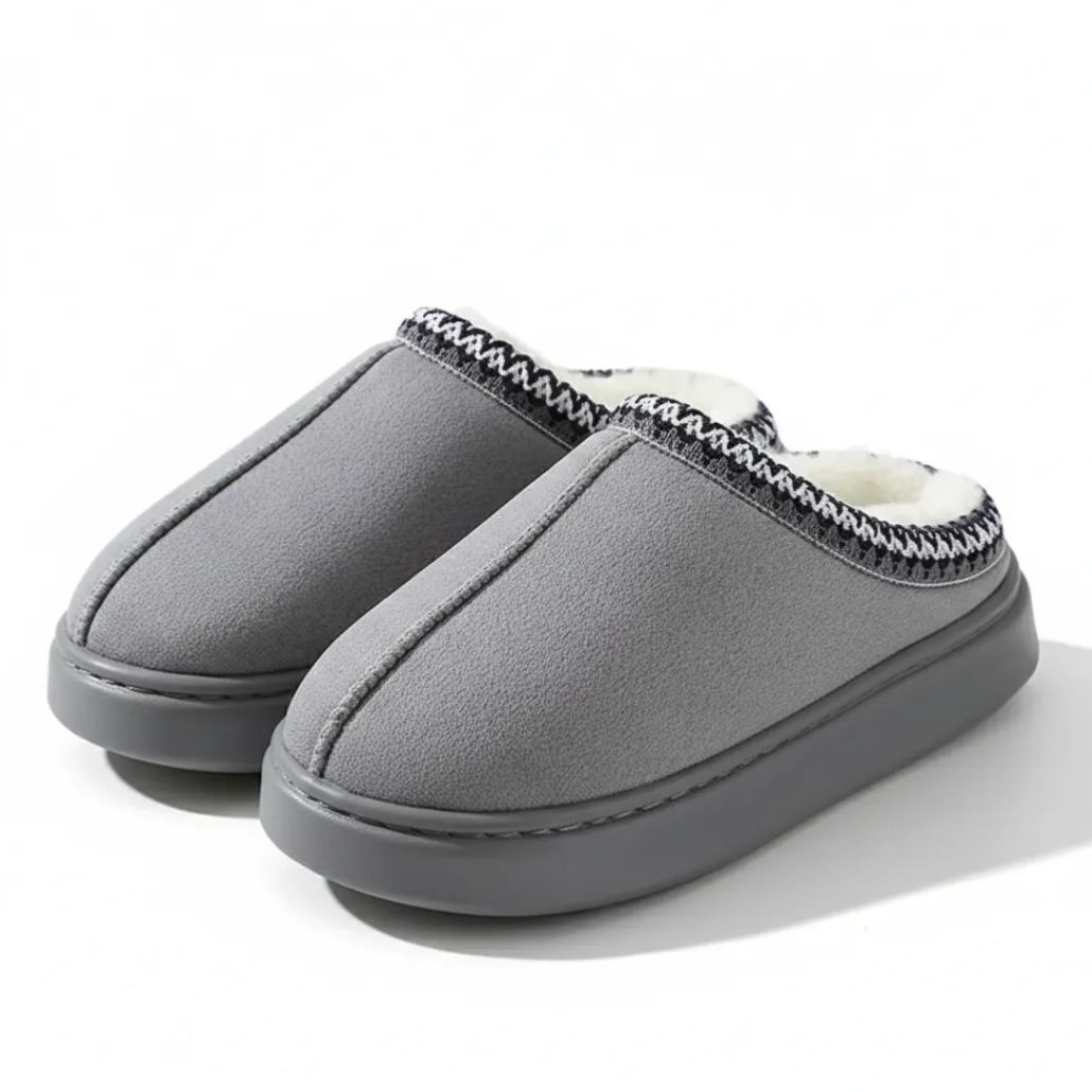 Fleece Lined Winter Slippers For Women With Soft Sole And Indoor Comfort