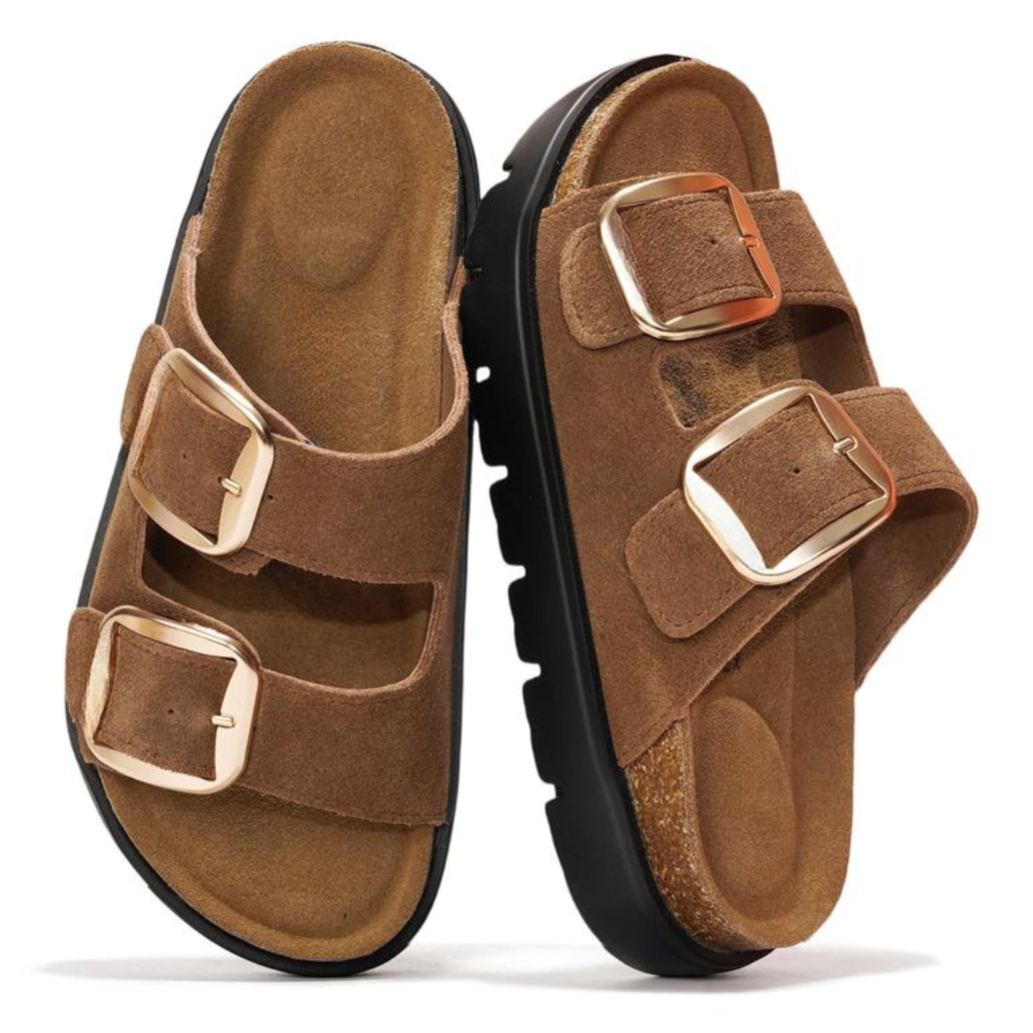 Casual Platform Sandals With Buckle For Women