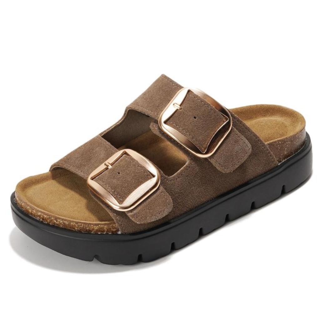 Casual Platform Sandals With Buckle For Women