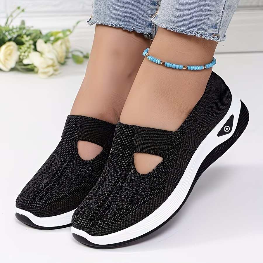 Lightweight Mesh Sneakers With Cushioned Insole For Women