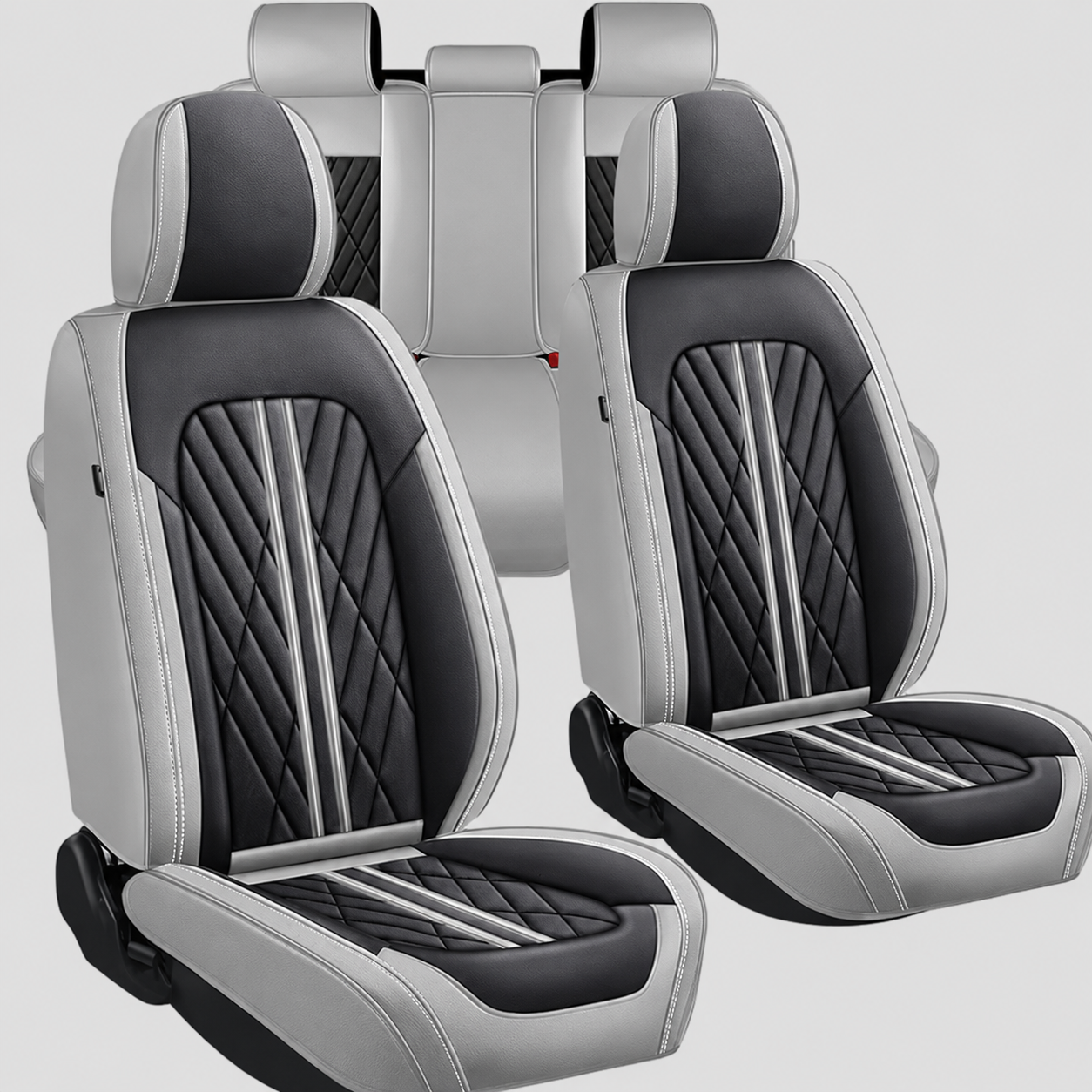 Custom Car Seat Covers for Ford Mustang 2000–2026 Airbag Compatible Waterproof Interior Protection