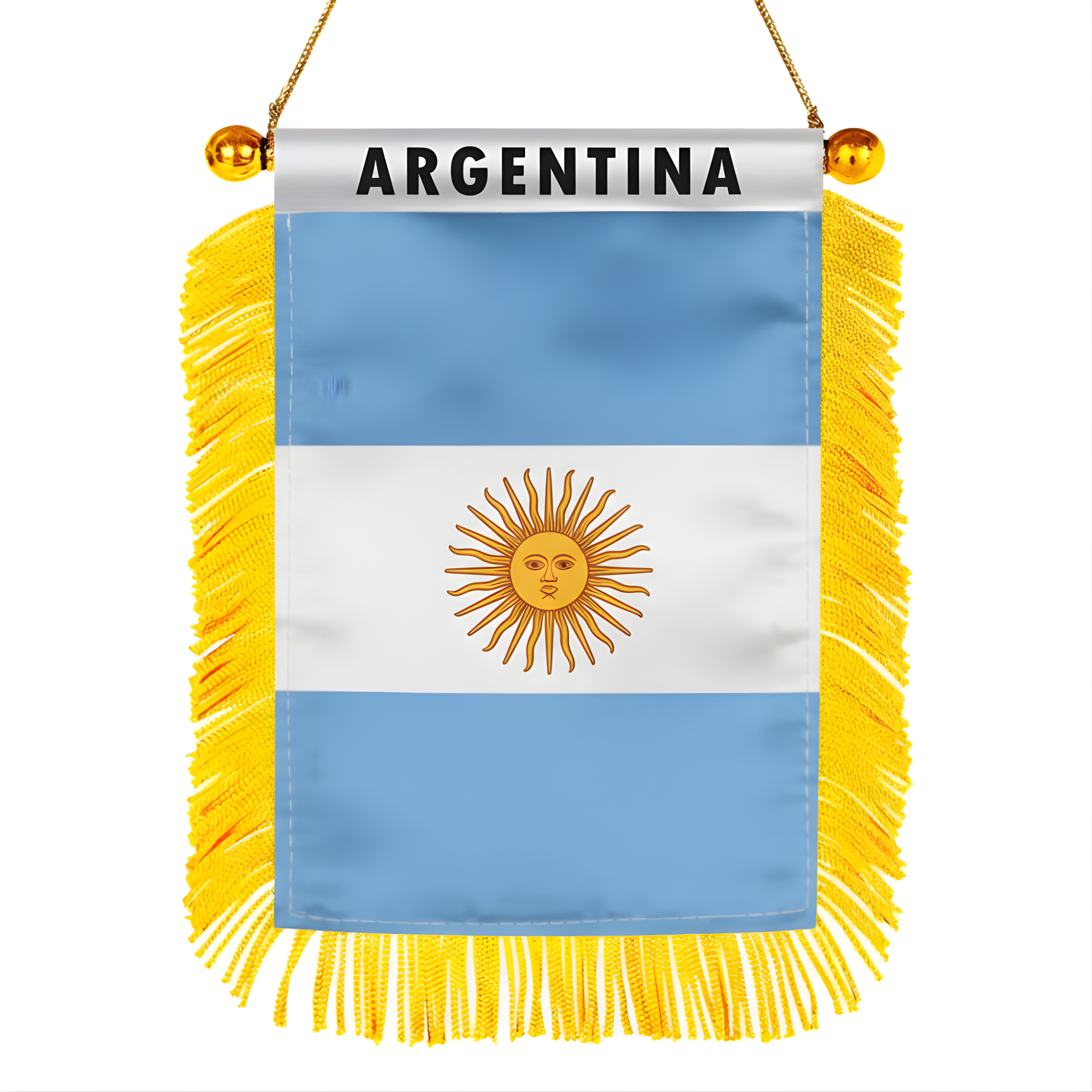 Official FIFA 2026 Argentina Car Window Mini Decorative Flag