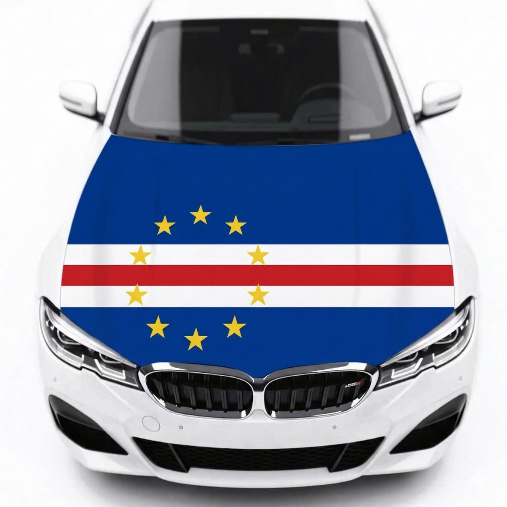 Official FIFA 2026 Cape Verde Flag Car Hood Cover