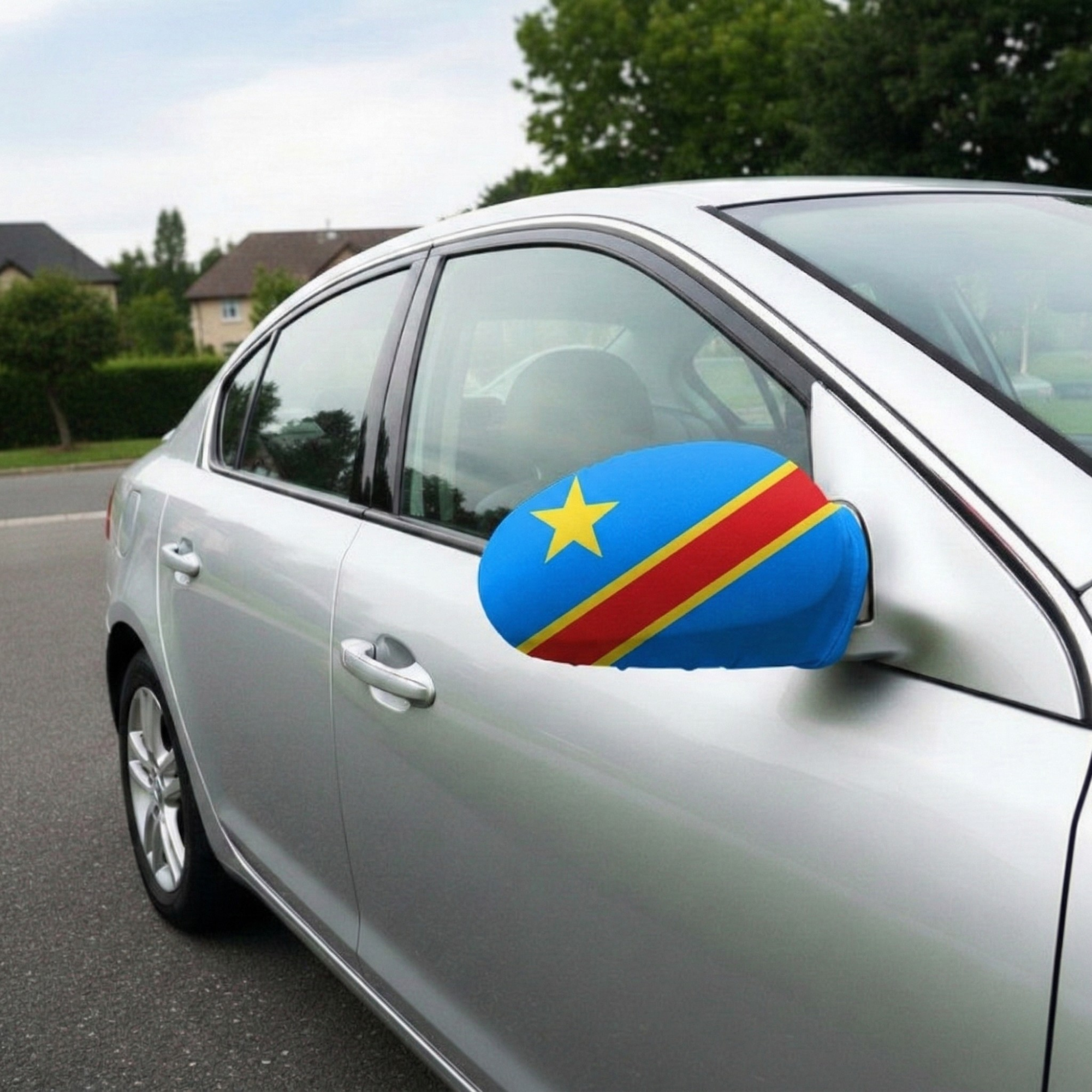 Official FIFA 2026 Democratic Republic of the Congo Car Mirror Flag