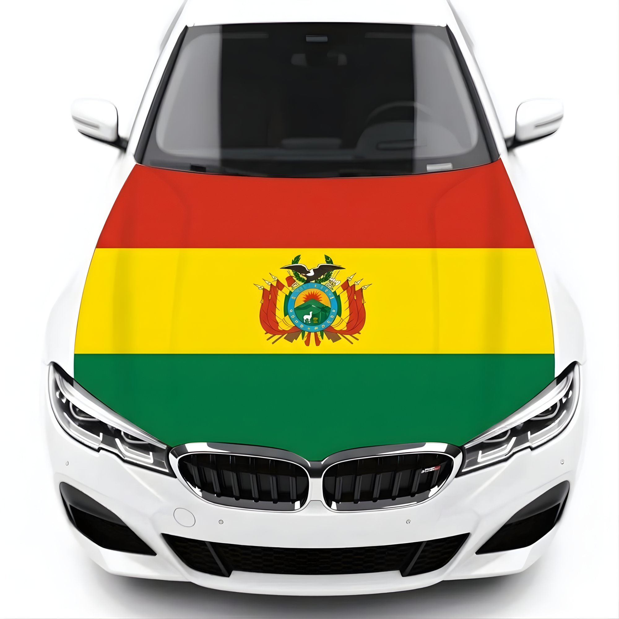 Official FIFA 2026 Bolivia Flag Car Hood Cover