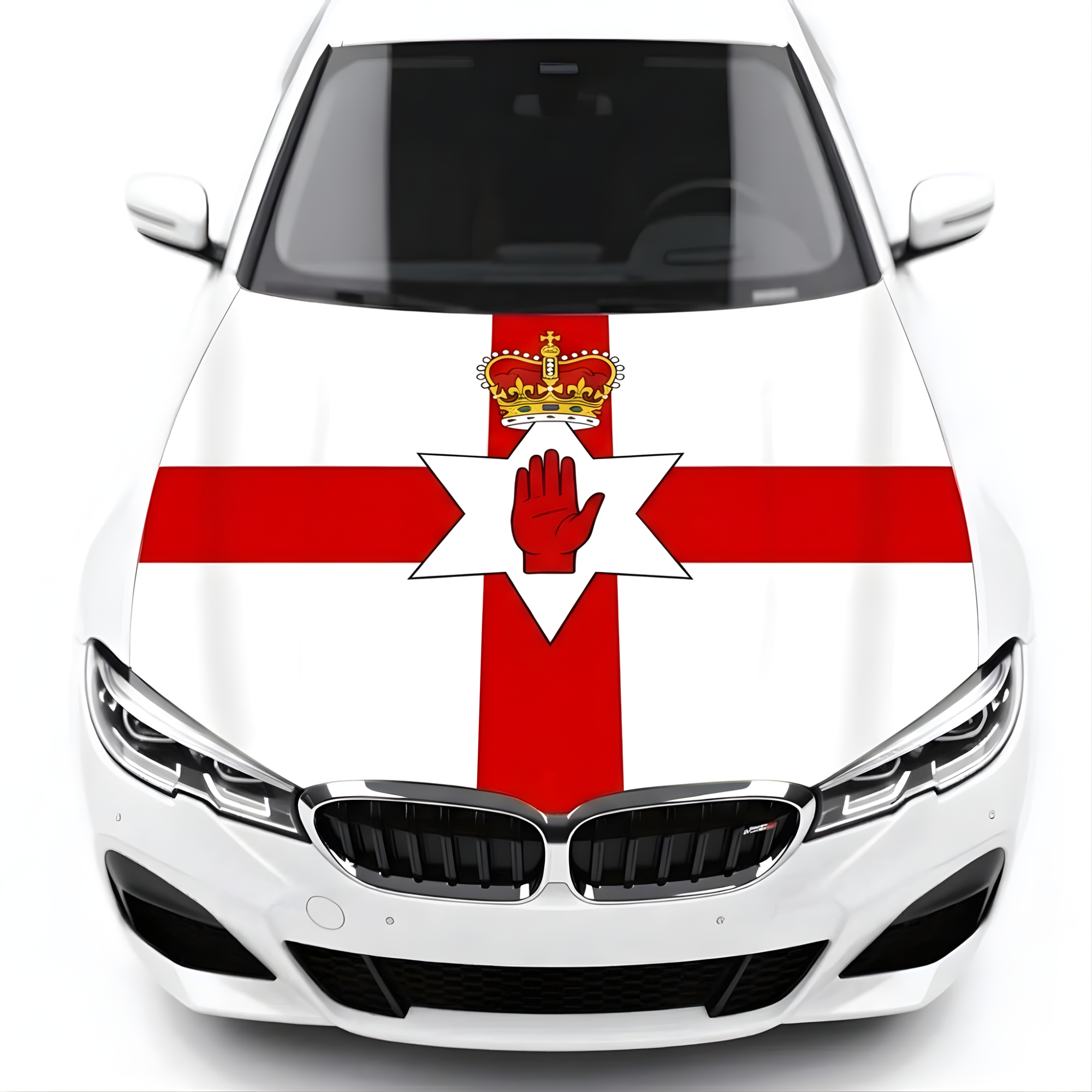 Official FIFA 2026 Northern Ireland Flag Car Hood Cover