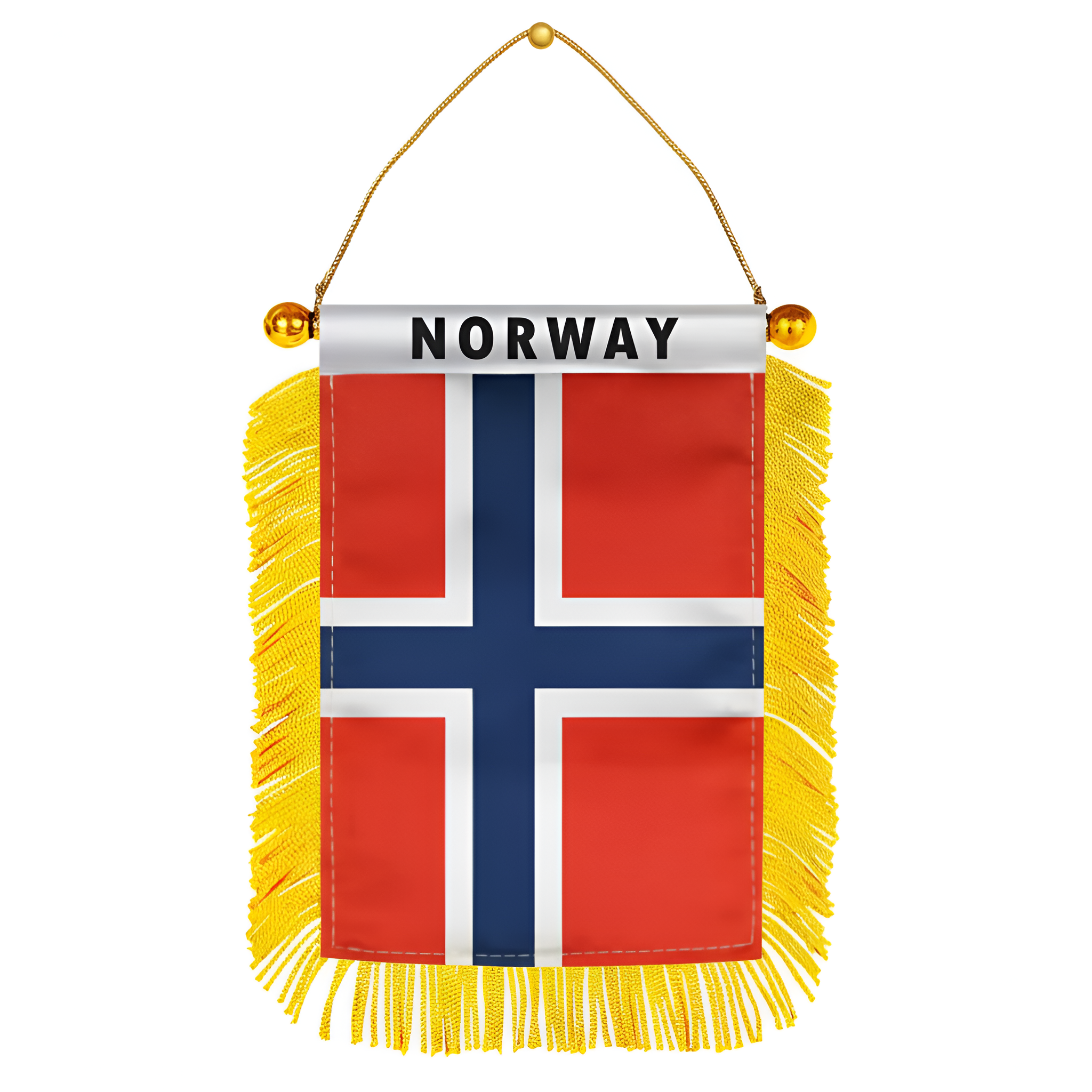 Official FIFA 2026 Norway Car Window Mini Decorative Flag