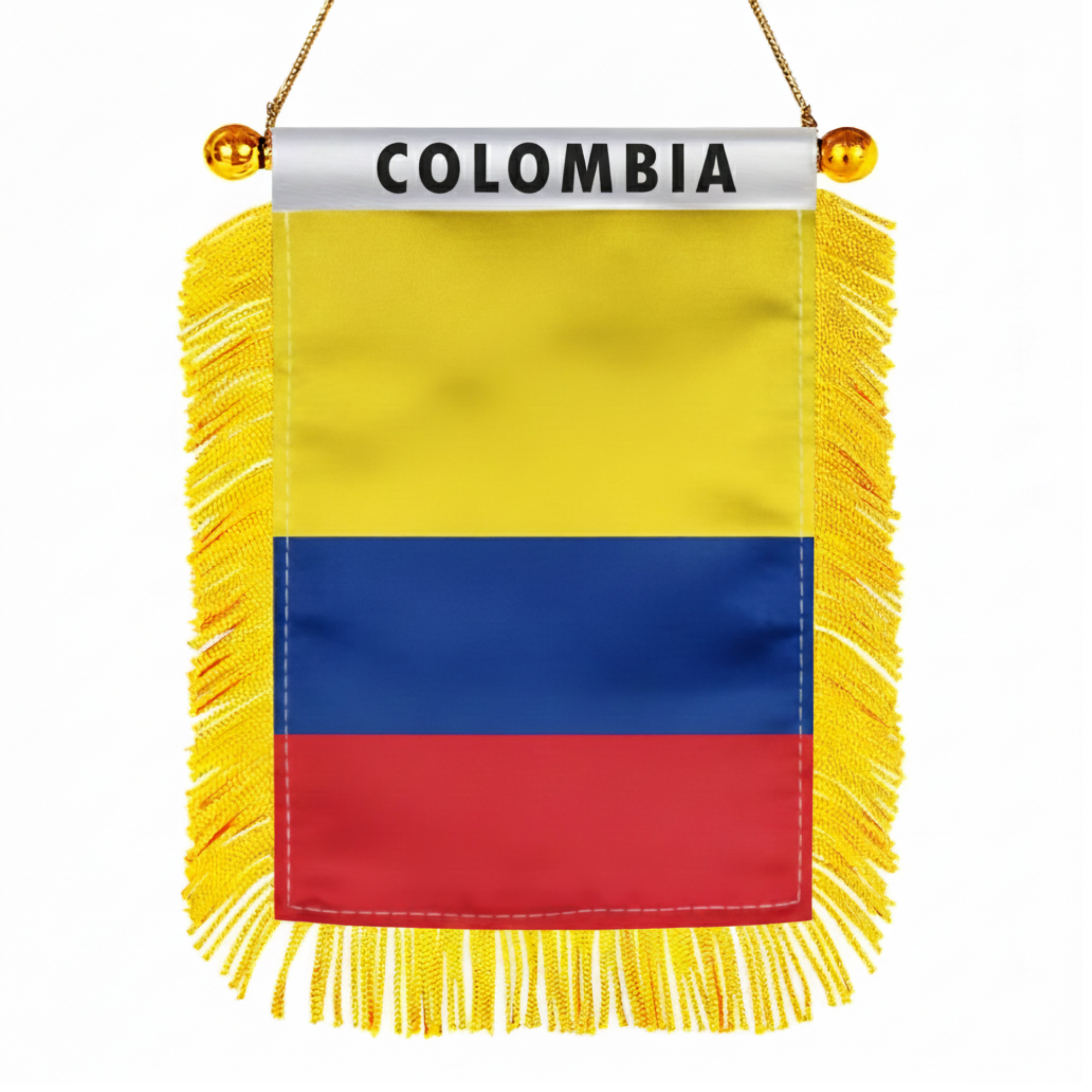 Official FIFA 2026 Colombia Car Window Mini Decorative Flag