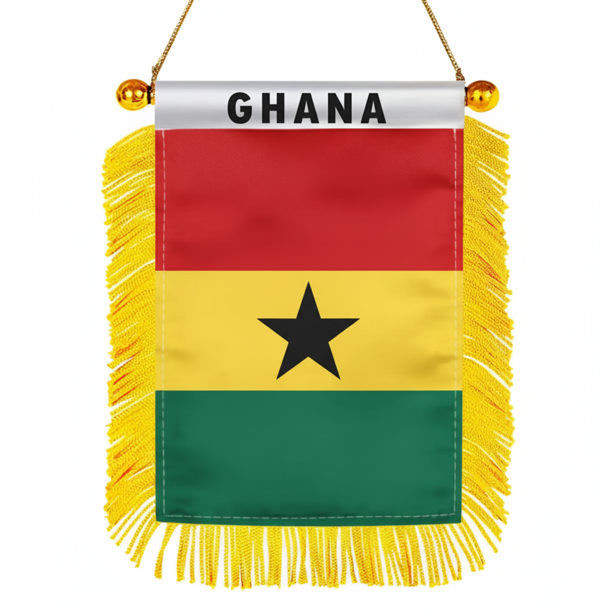 Official FIFA 2026 Ghana Car Window Mini Decorative Flag