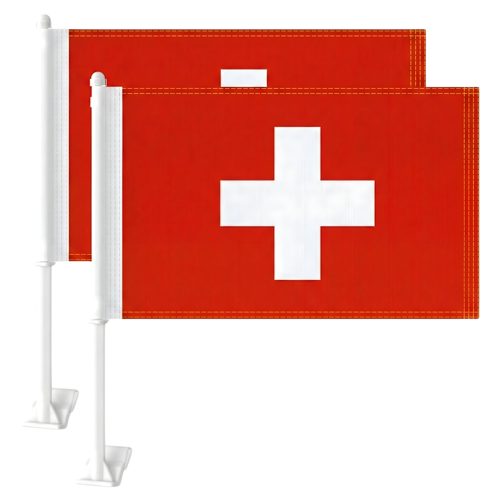 Official FIFA 2026 Switzerland Car Flag
