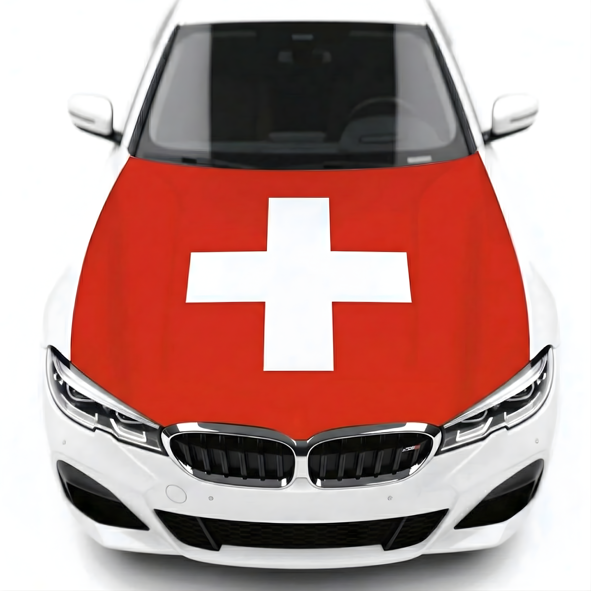 Official FIFA 2026 Switzerland Flag Car Hood Cover