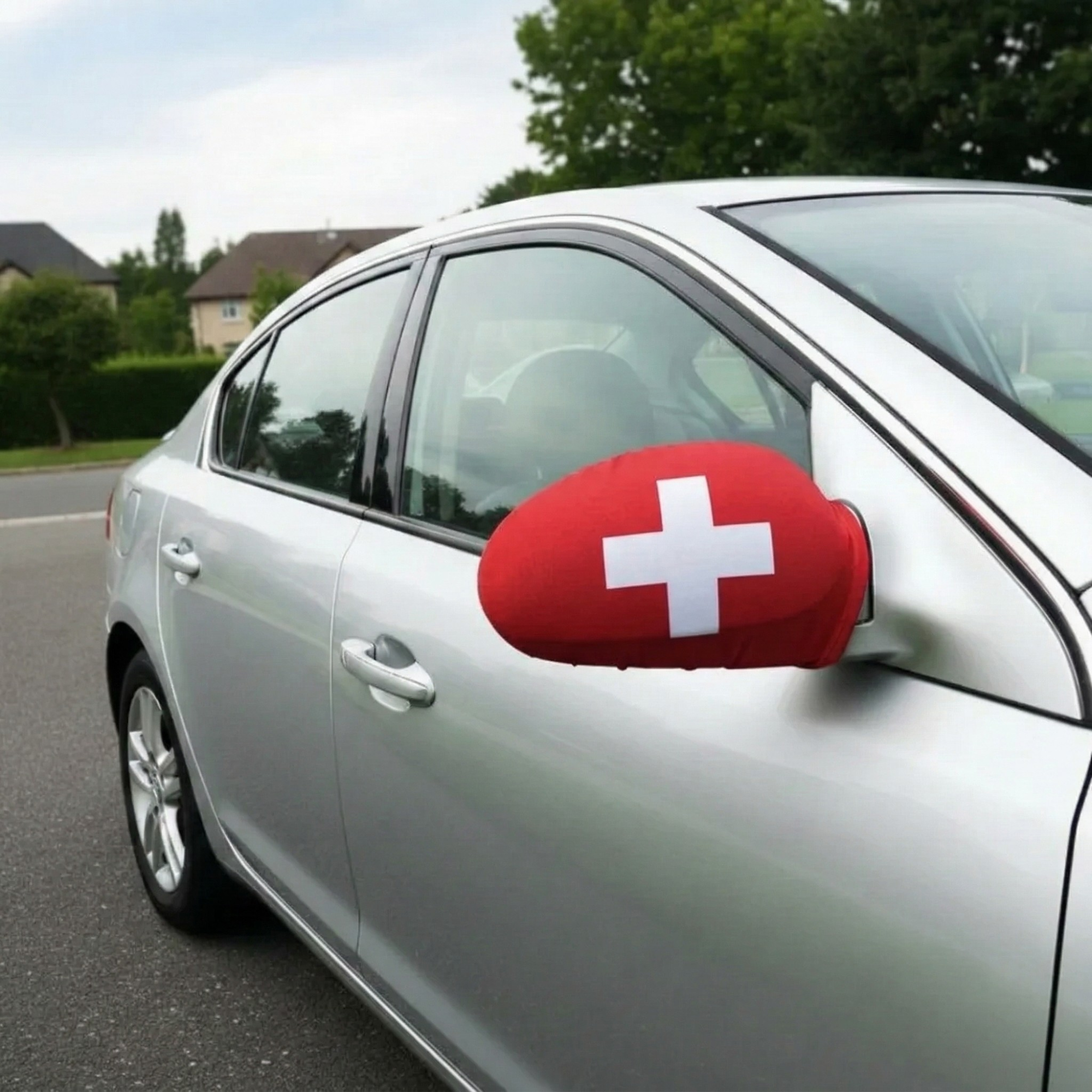 Official FIFA 2026 Switzerland Car Mirror Flag