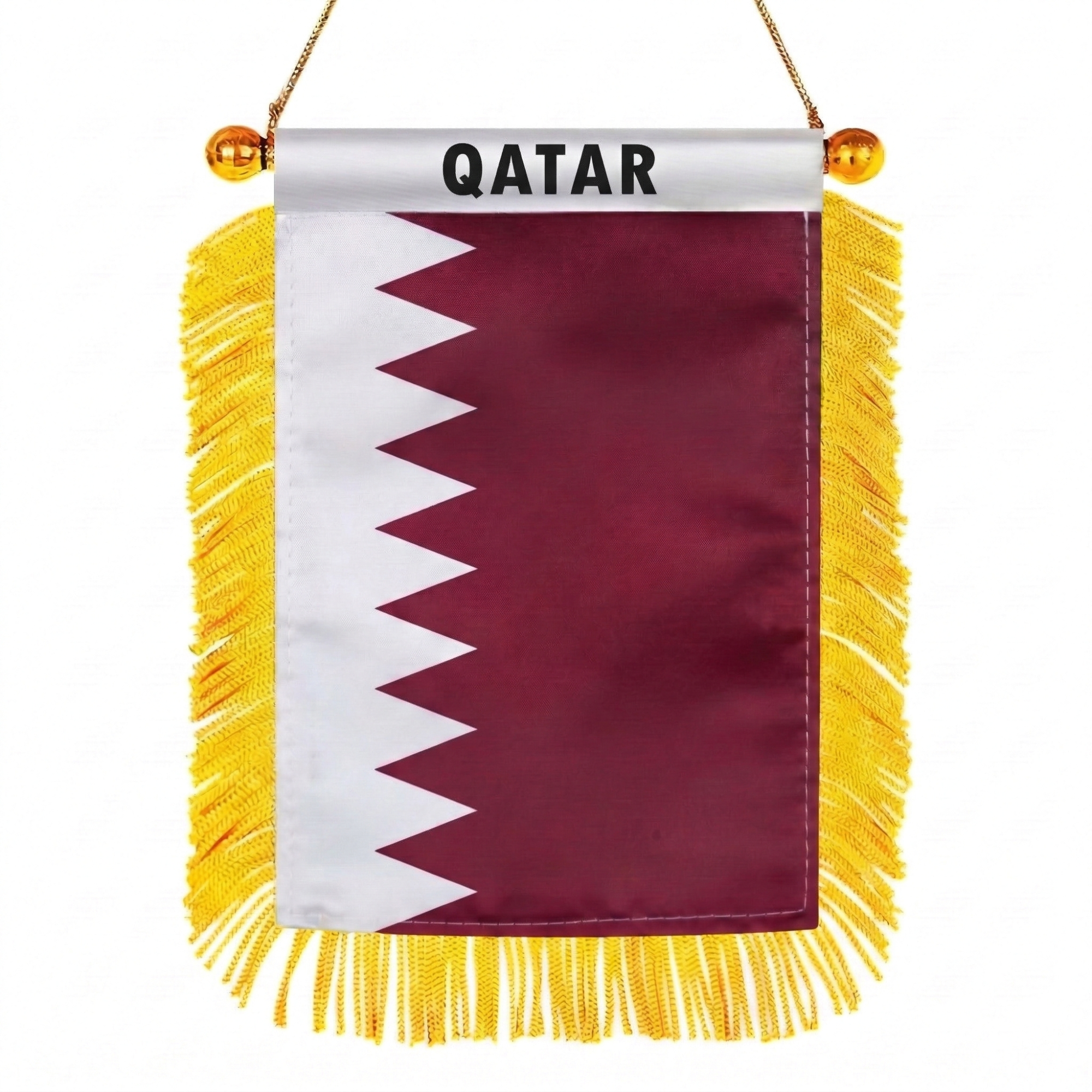 Official FIFA 2026 Qatar Car Window Mini Decorative Flag