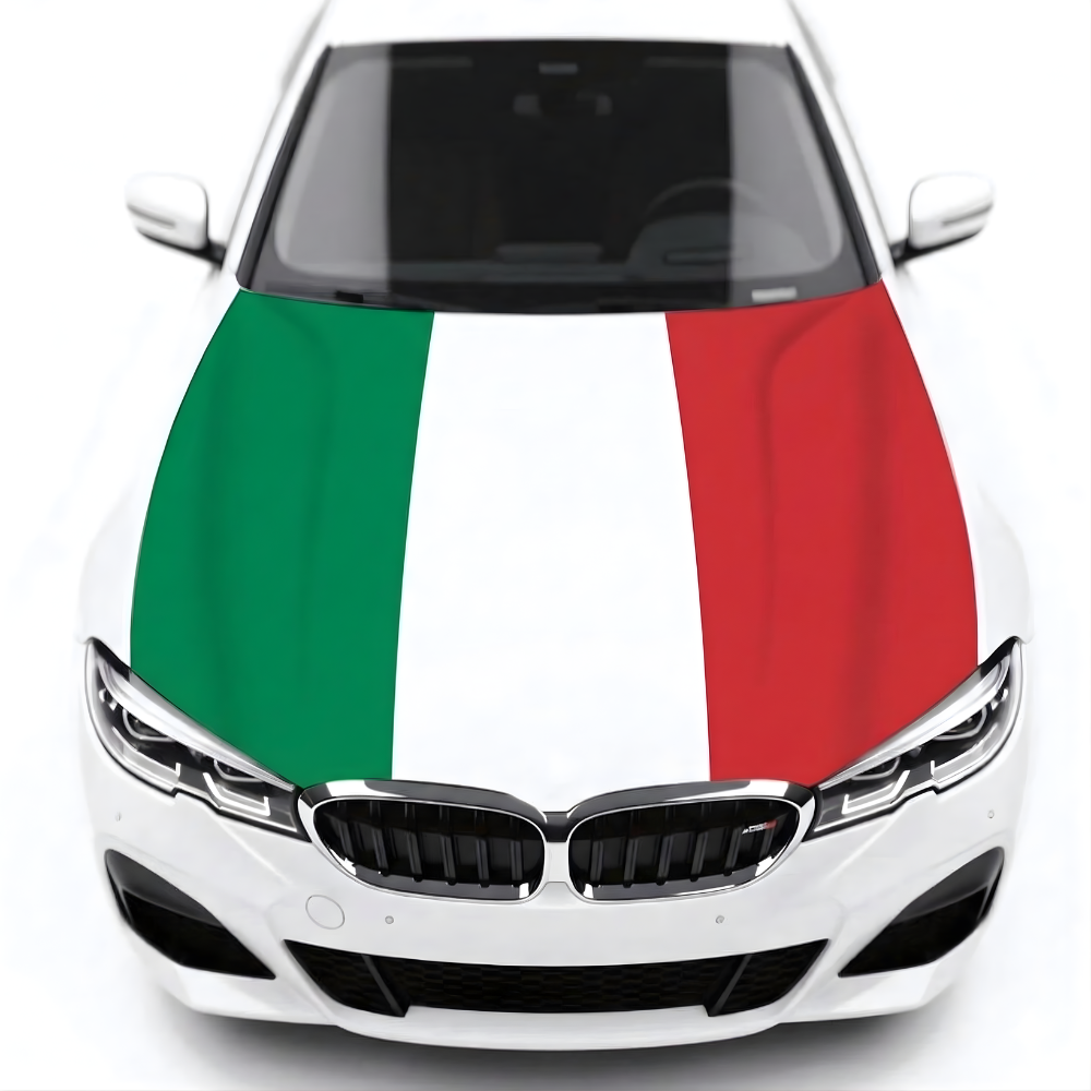 Official FIFA 2026 Italy Flag Car Hood Cover