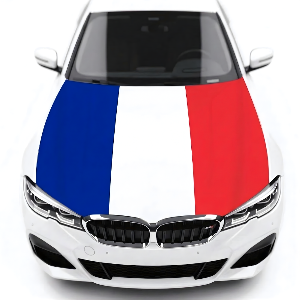 Official FIFA 2026 France Flag Car Hood Cover