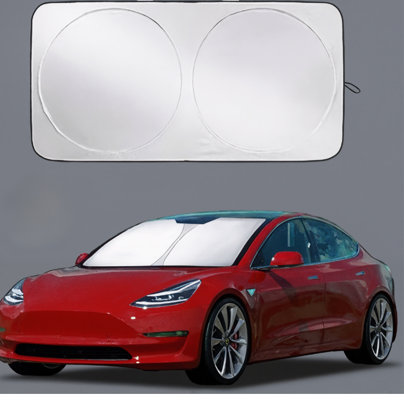 Universal Windshield Sunshade Blocks 99% Heat and Keeps Interior Cool for Cars SUVs and Trucks