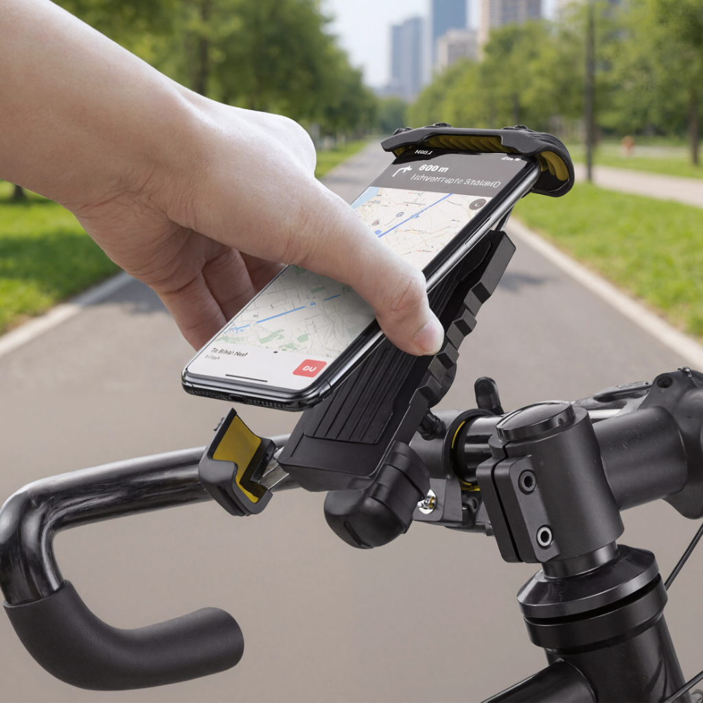 Bike Phone Motorcycle Mount Holder Handlebar Cell Phone Clamp