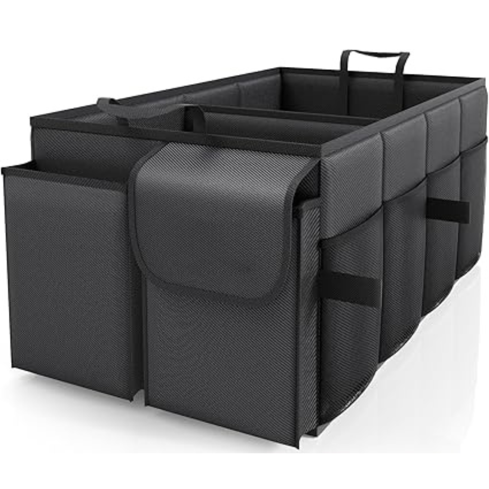 Car Trunk Organizer With Foldable Compartments