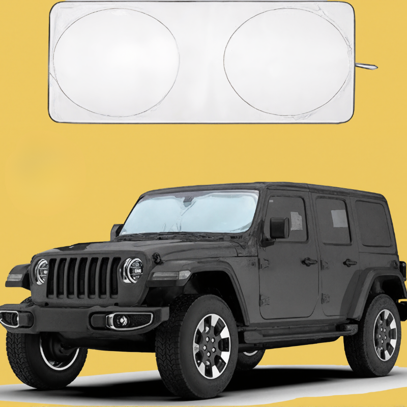 Universal Windshield Sunshade Blocks 99% Heat and Keeps Interior Cool for Cars SUVs and Trucks
